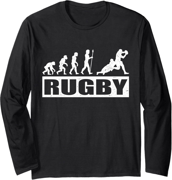 Evolution Rugby Sport Lustig Langarmshirt