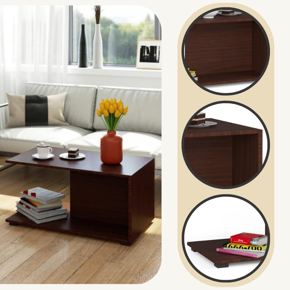 AKORD Couchtisch Holz | Margo 90x45x50cm | Schrank für Wohnzimmer | Schlafzimmer Schrank | Minimalis