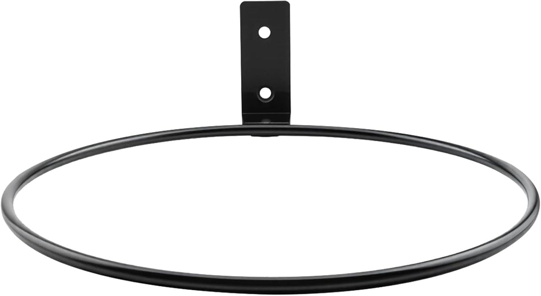 8 Stück Blumentopfhalter Wand Metall 20 cm, Schwarz Blumentopf Wandhalterung Ring, Wand Blumentopfha