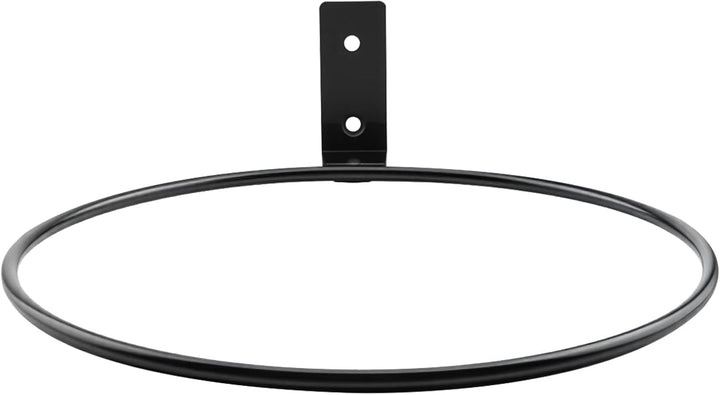 8 Stück Blumentopfhalter Wand Metall 20 cm, Schwarz Blumentopf Wandhalterung Ring, Wand Blumentopfha
