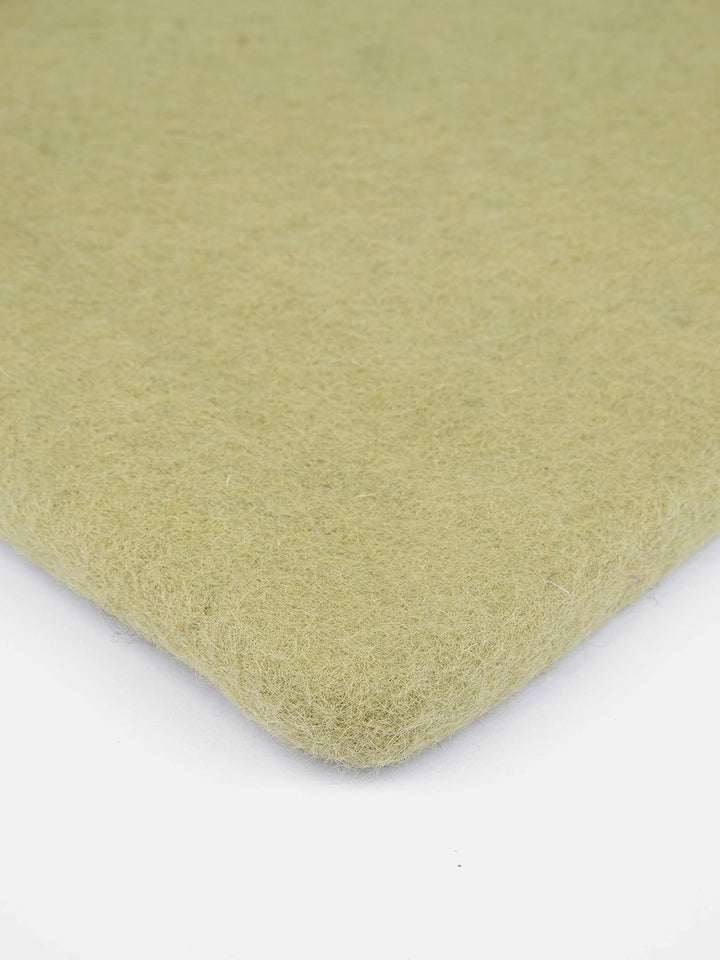 myfelt Flache Filz Sitzauflage, Filz Stuhlauflage - Pitt - quadratisch, 36x36 cm, Hellgrün, Hellgrün