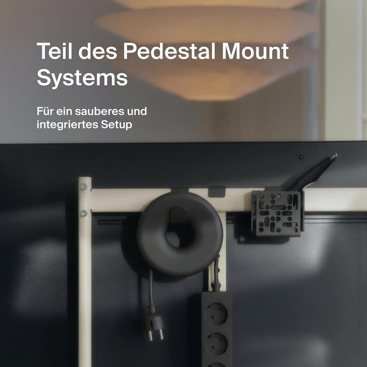 Pedestal Hook Mount | Praktische Halterung für Kabel, Kopfhörer, Kleine Lautsprecher hinten TV-Möbel