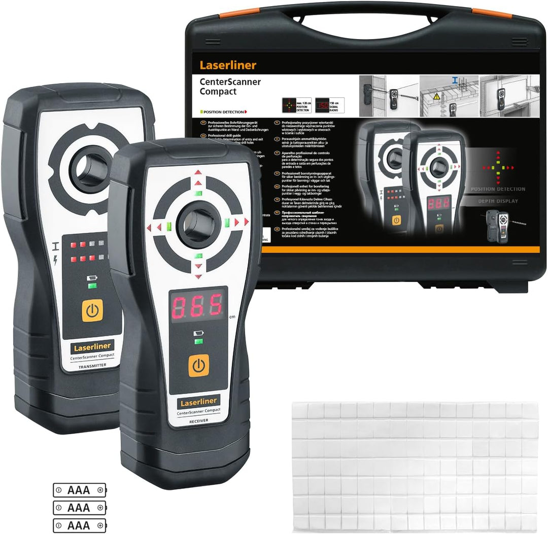 Umarex Laserliner Bohrungsgerät (präzise, LED-Indikatoren, Markierungshilfe, für Wand- und Deckenboh