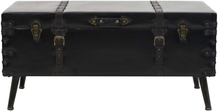 Festnight Industriell Couchtisch Vintage Beistelltisch Wohnzimmer Ablagetisch - MDF und Stahl, 102 x