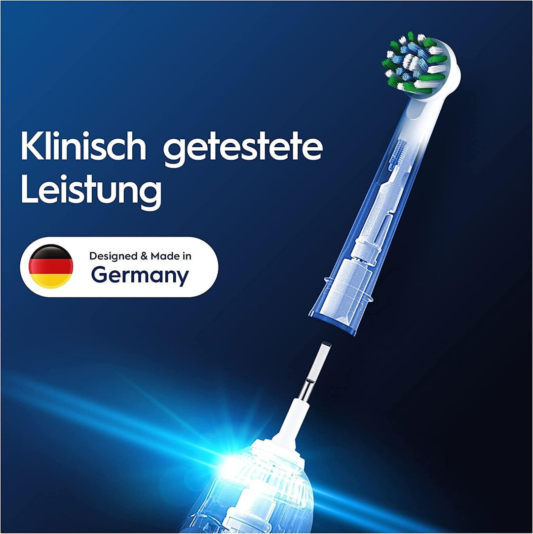 Oral-B Pro CrossAction Aufsteckbürsten für elektrische Zahnbürste, 12 Stück, überlegene Zahnreinigun