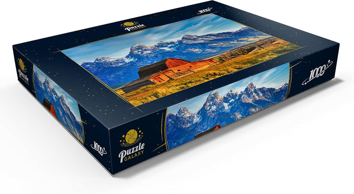Barn on Mormon Run, Wyoming beliebte Scheune in Jackson Hole - Premium 1000 Teile Puzzle - MyPuzzle