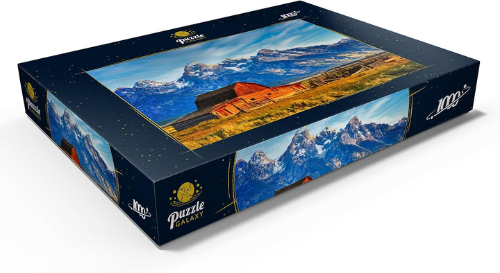 Barn on Mormon Run, Wyoming beliebte Scheune in Jackson Hole - Premium 1000 Teile Puzzle - MyPuzzle
