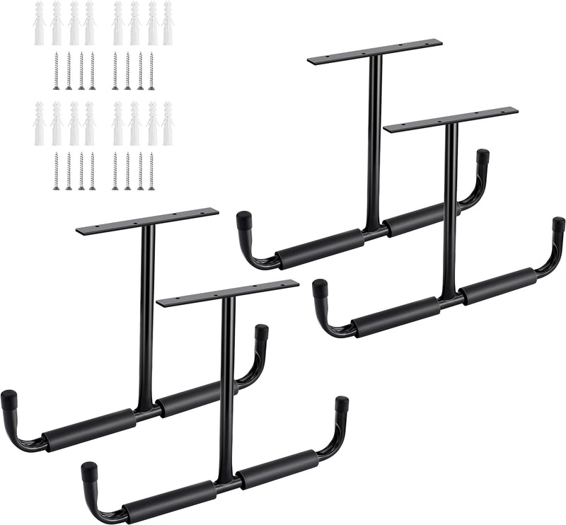 Sinoer Metall-Garagen-Deckenaufbewahrungshaken, an der Wand montierte Haken, Hochleistungs-Utility-H