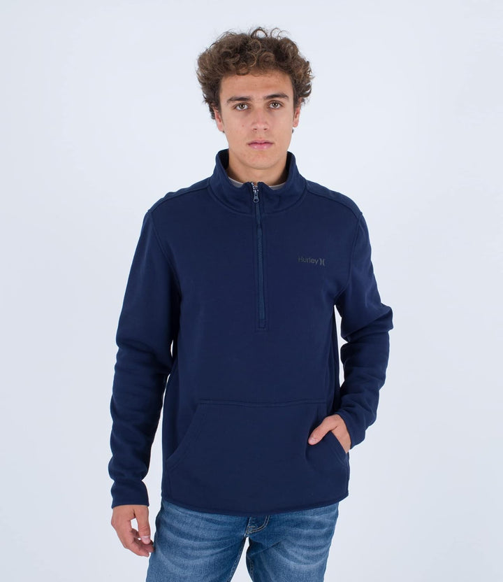 Hurley Herren O&o Track Fleece Sweatshirt M Obsidian, M Obsidian