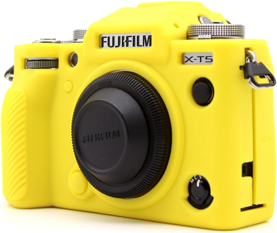 Rieibi Fuji XT5 X-T5 Hülle, Weiche Silikon Schutzhülle für Fujifilm XT5 X-T5 Kamera, Leichte Fuji X-