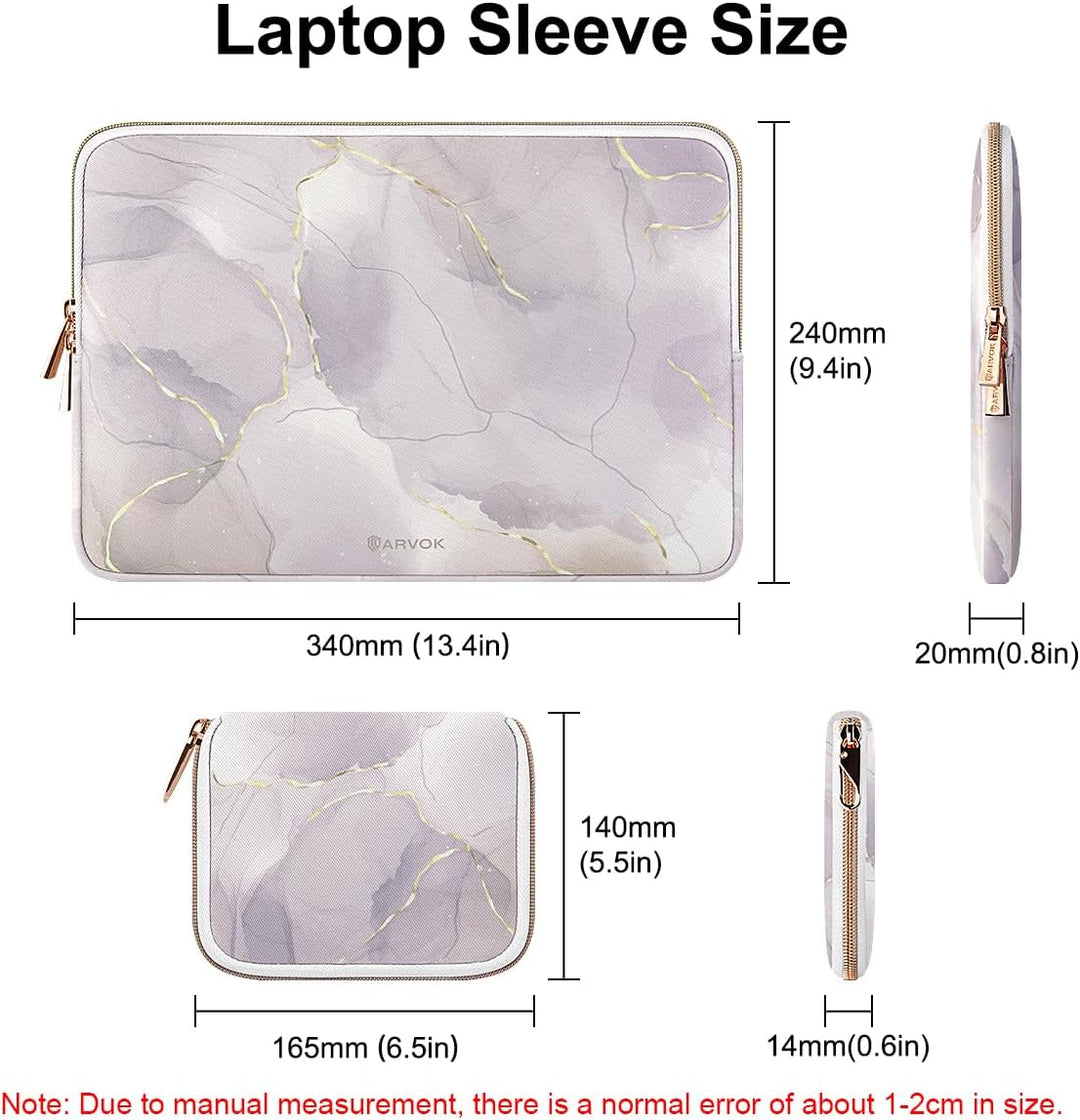 ARVOK Laptoptasche Air Tasche für Air 13 M3 M2 M1 2024 2023-2012, Pro 14/13 M4 M3 M2 M1, Laptophülle