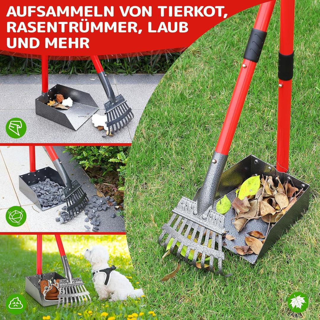 Ormalla Hundekotschaufel, Hundekotsammler Aus Edelstahl Für Grosse, Mittelgrosse Und Kleine Hunde, A