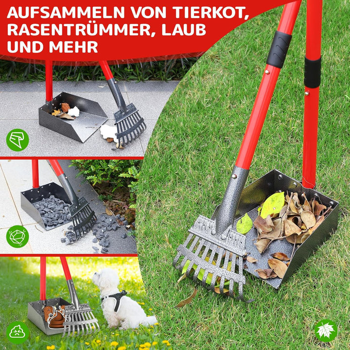 Ormalla Hundekotschaufel, Hundekotsammler Aus Edelstahl Für Grosse, Mittelgrosse Und Kleine Hunde, A