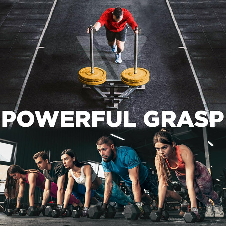 RDX Fitness Handschuhe Damen Herren, Anti-Rutsch Gewichtheben Workout Gym Gloves Krafttraining Train