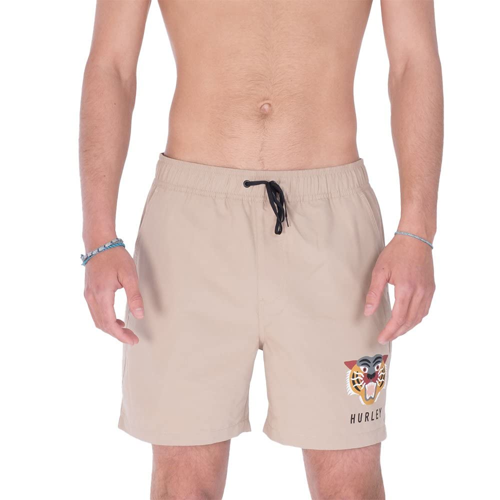 Hurley Herren Board-Shorts M Bengal Volley S Kaki, S Kaki