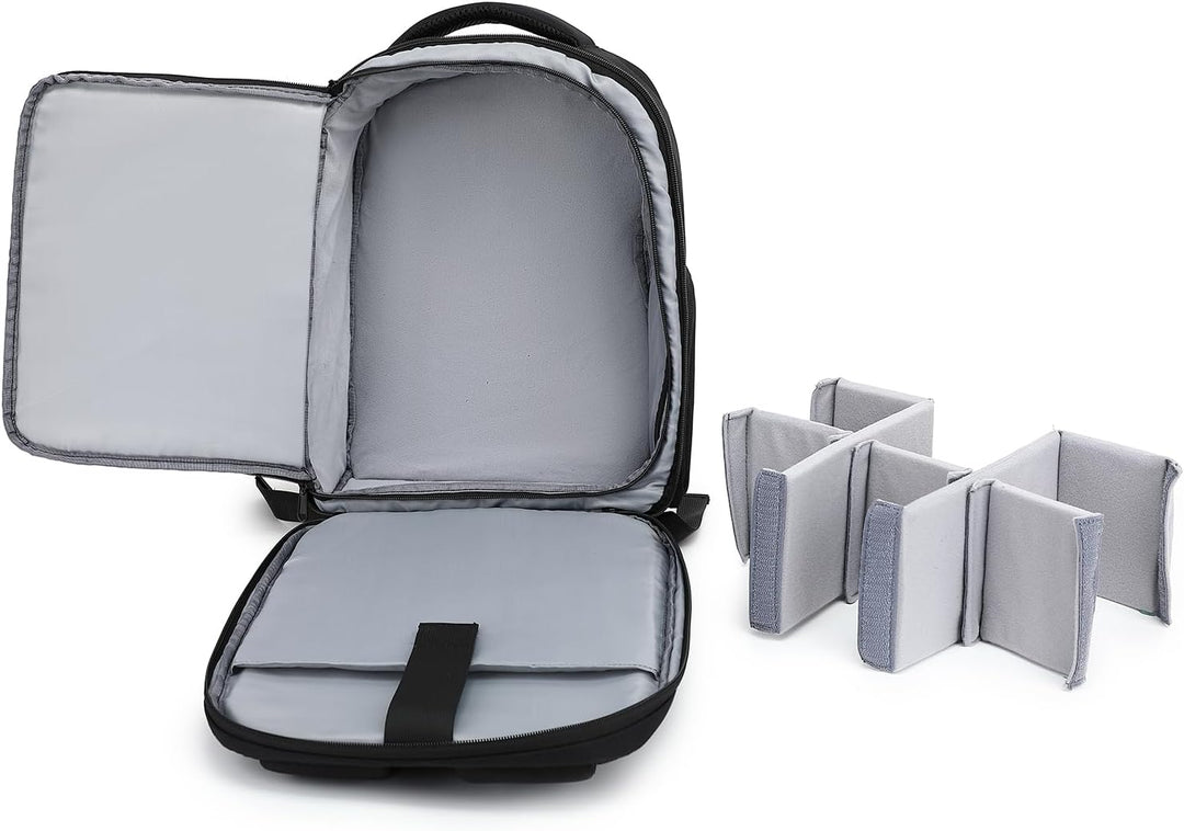Kamerarucksack, Professionelle Kameratasche für DSLR Spiegelreflexkameras, Wasserdichter Laptop Ruck