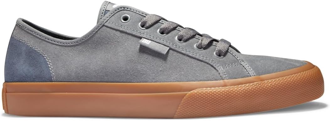 DC Shoes Herren Manual Sneaker 41 EU Grey Gum, 41 EU Grey Gum
