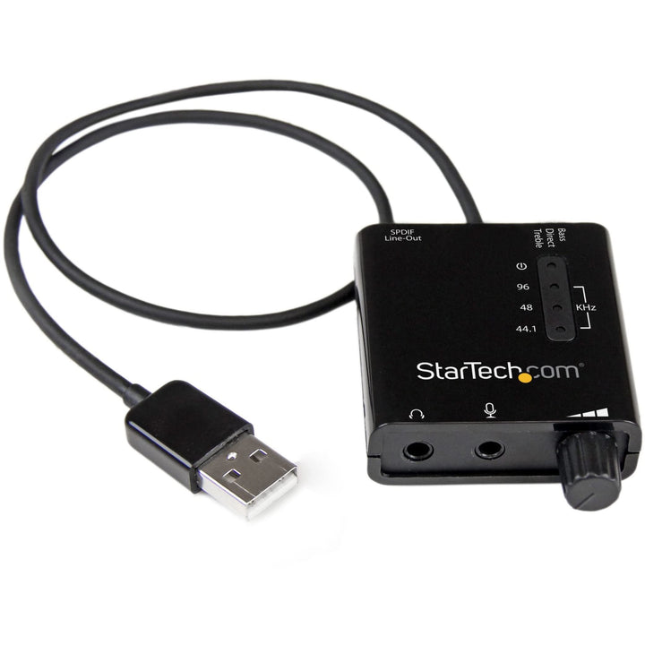 StarTech.com USB Audio Adapter - Externe USB Soundkarte mit SPDIF Digital Audio mit 2x 3,5mm Klinke