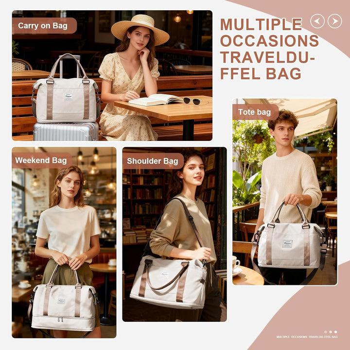 Reisetasche Damen 40x30x20 Ryanair Handgepäck Tasche Sporttasche Weekender Bag Schwimmtasche Wasserd