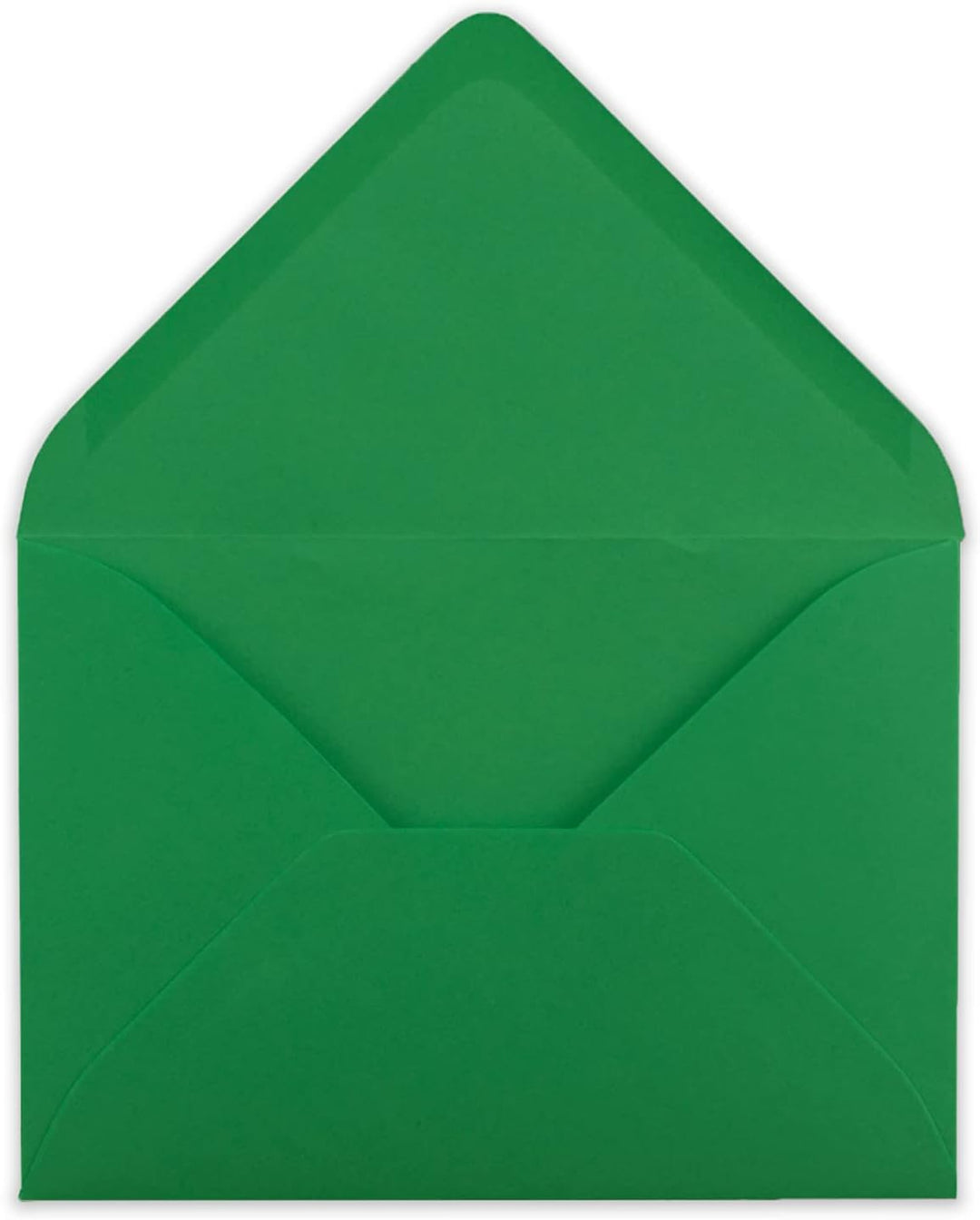 200x Brief-Umschläge in Dunkel-Grün - 80 g/m² - Kuverts in DIN B6 Format 12,5 x 17,6 cm - Nassklebun
