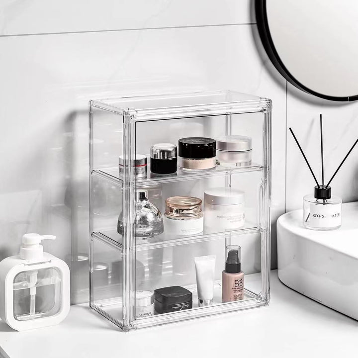 Siyecioa Schaukasten Vitrine, Acryl Vitrine, Glasvitrine, Vitrine Klein mit Tür Für Action Figuren S