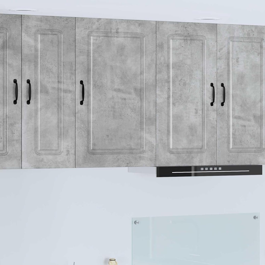 vidaXL Geschirrspülerfront Kalmar Beton Grau 50 x 31 x 80 cm, Eleganter moderner Küchenregal, grosse