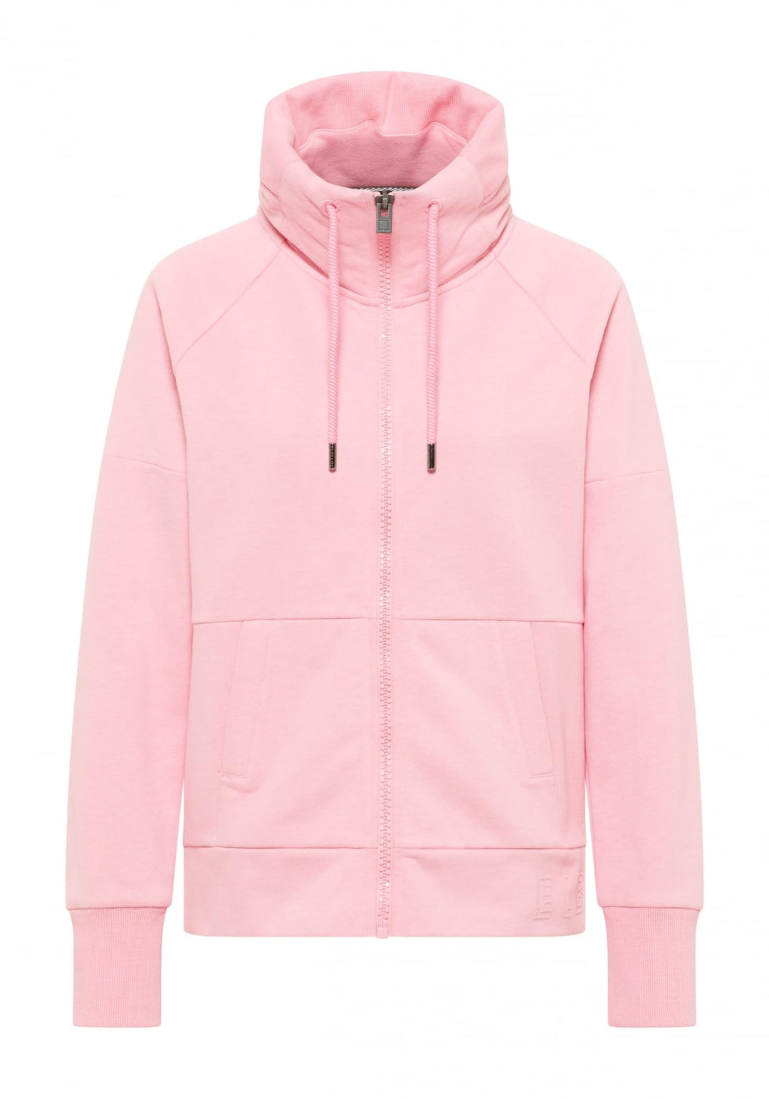 Elbsand Ainele Damen Sewatjacke mit Stehkragen, Sweatshirt mit Zip Verschluss, Regular Fit M Shell P