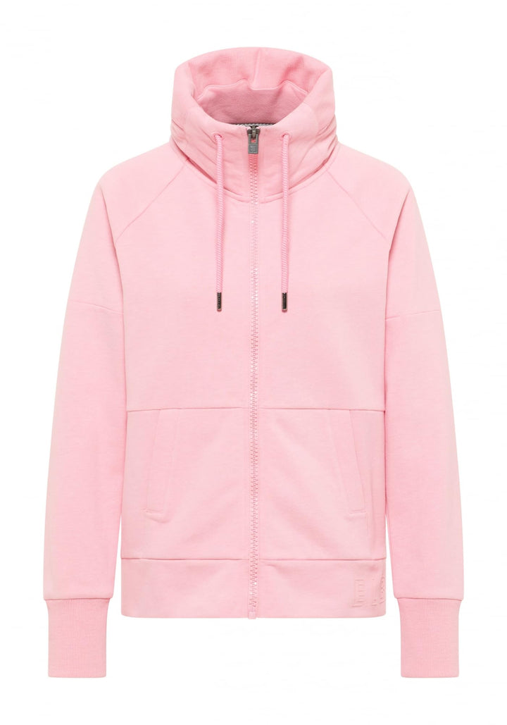 Elbsand Ainele Damen Sewatjacke mit Stehkragen, Sweatshirt mit Zip Verschluss, Regular Fit M Shell P