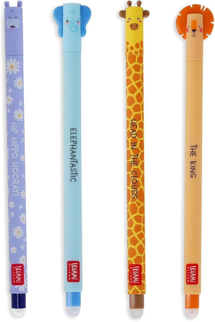Legami - 2-in-1 Weiche Silikontasche - Kawaii,Tischstifthalter, Reissverschluss, Silikon, Stiftetasc