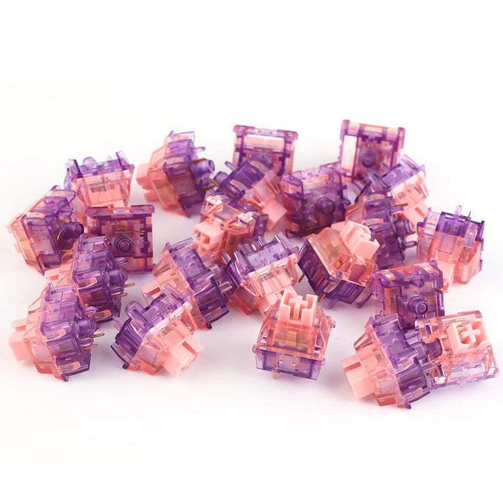 EPOMAKER Flamingo 35 Stück 47 gf Lineare Mechanische Tastaturschalter-Set, 35 gf Anfangskraft Werkss