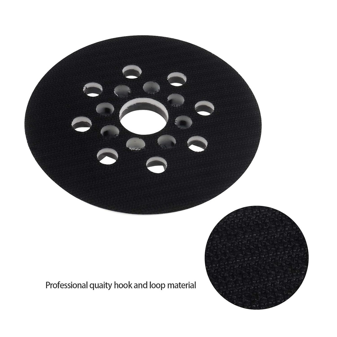 125 mm Klett-Schleifunterlage, Ersatzteil, kompatibel mit Bosch GEX125-1A PEX220 PEX220A Skil 7402 7