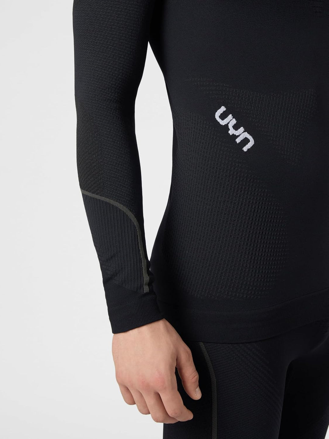 UYN Herren Ambityon Uw undertrøje Damen Unterhemd, Blackboard/Black/White, S-M EU