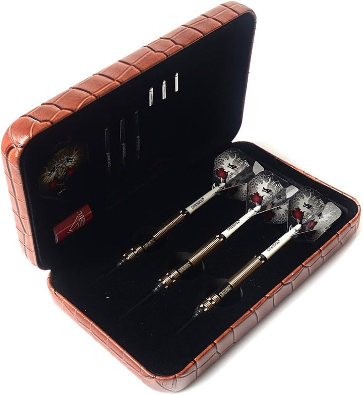 CUESOUL Dragon Deluxe Messing Steel Dartpfeile, 21 Gramm J2108 25 Gramm, J2108 25 Gramm