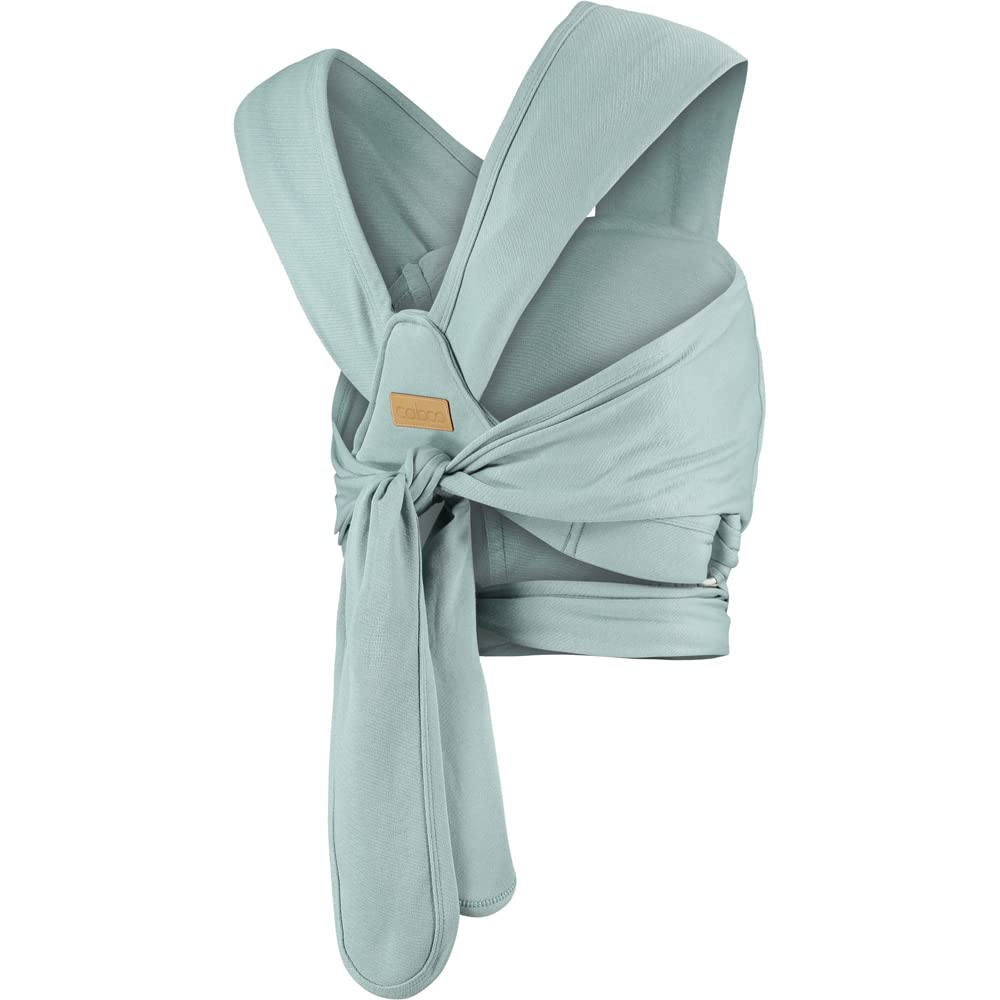Close Caboo - Verstellbare Babytrage aus Bio-Baumwolle in Salbei - nachhaltig & weich für Säuglinge