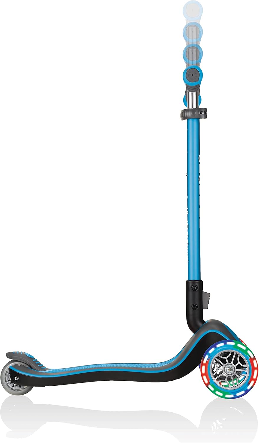 GLOBBER Elite Roller – Tretroller Kinder ab 3 Jahre - Scooter 120/80 mm - ABEC 5, 3-rädrig – höhenve