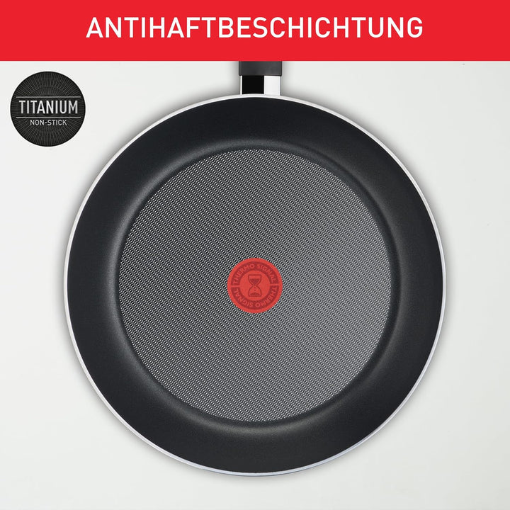 Tefal 28 cm grosse Wokpfanne, 6 bis 8 Personen, keine Induktion, Antihaftbeschichtung, widerstandsfä