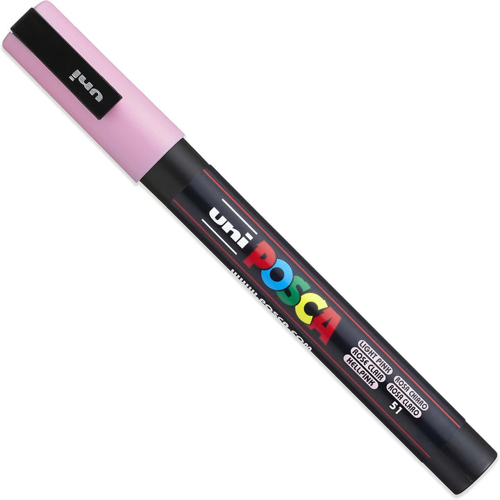 posca Uni PC-3M Farbstifte, Rot, 8 Stück in Geschenkbox, Rottöne