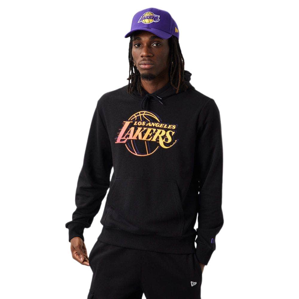 New Era NBA Neon Fade Los Angeles Lakers Hoodie Herren M Black/Gelb, M Black/Gelb