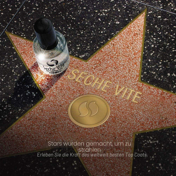 Seche Vite Dry Fast Top Coat, 14 ml, und Nachfüllung und Trichter 118 ml