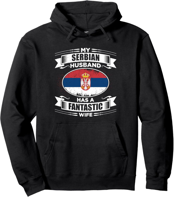 Serbien Serbische Wurzeln Serbisches Erbe Stolz Serben Flagge Pullover Hoodie