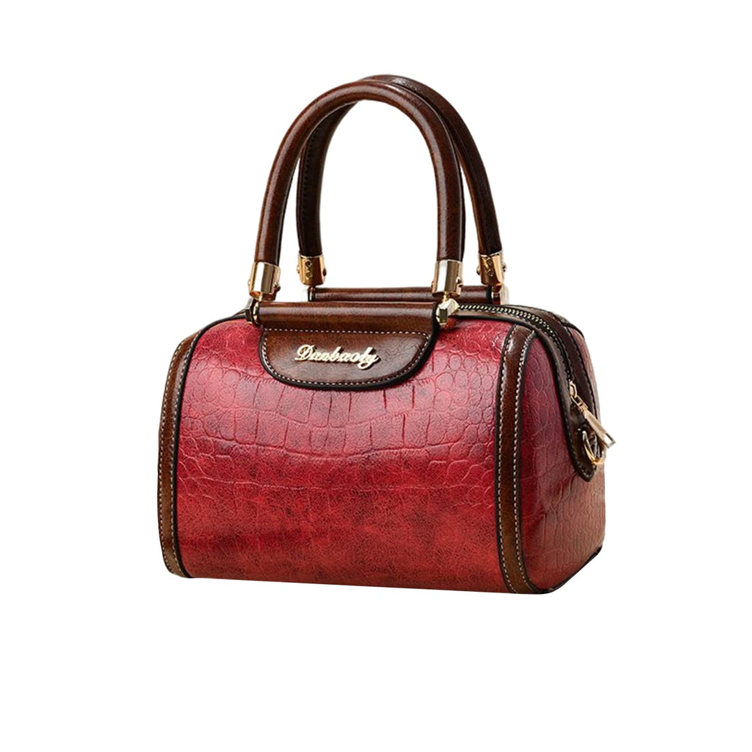 NICOLE & DORIS Handtasche Damen Designer Umhängetasche Mode Schultertaschen PU Leder Satchel Handtas