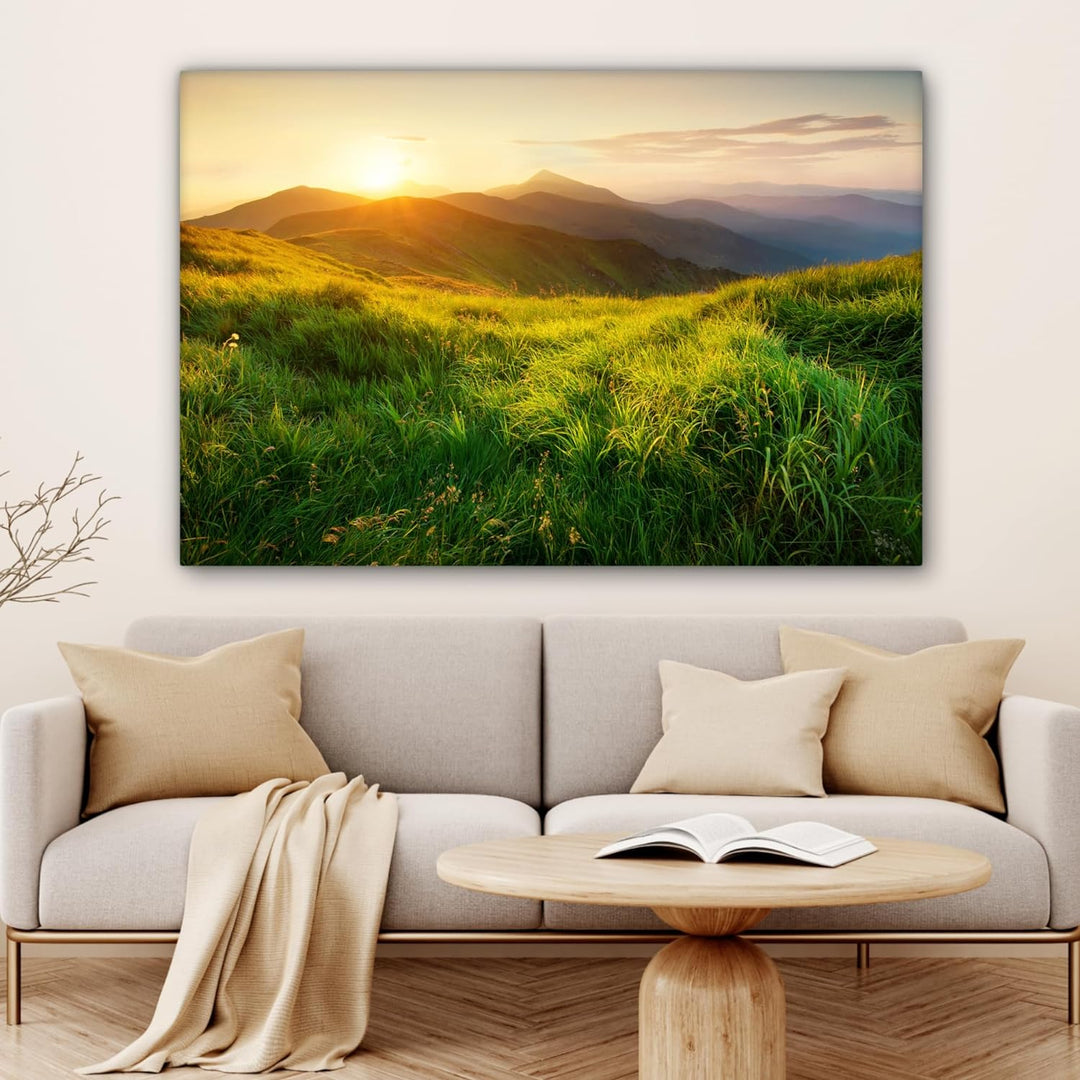 MuchoWow© Bilder Gross 120x80 cm XXL Wohnzimmer Deko Modern Wandbild Foto auf Leinwand Bild Schlafzi