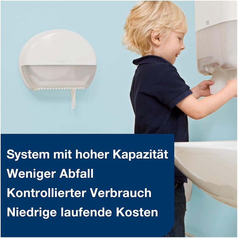 Tork 110163 Mini Jumbo Toilettenpapier in Advanced Qualität für das Tork T2 Mini Jumbo Toilettenpapi