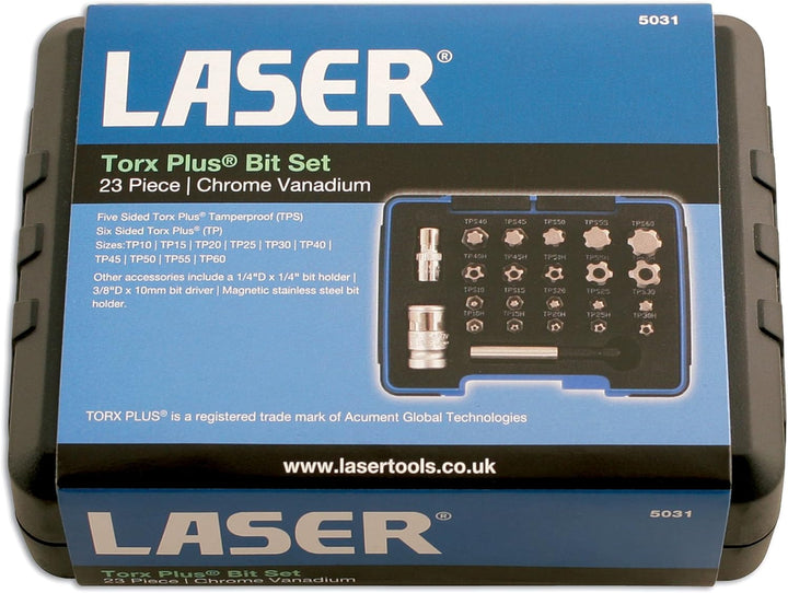 Laser 5031 5031 Torx Plus Bit-Satz 23-teilig