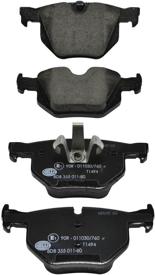 HELLA PAGID 8DB 355 011-801 Bremsbelagsatz - T1494 - Dicke/Stärke: 17.3mm - Bremssystem: Teves - für