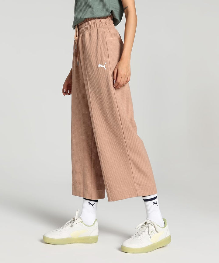 PUMA HER Damen Straight Leg Hose XS Dusty Tan Beige, XS Dusty Tan Beige