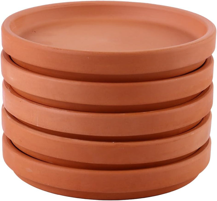 UPKOCH 5 Stücke Ton Blumentopf Untersetzer Terracotta Runde Pflanzentopf Untertasse Terrakotta Pflan