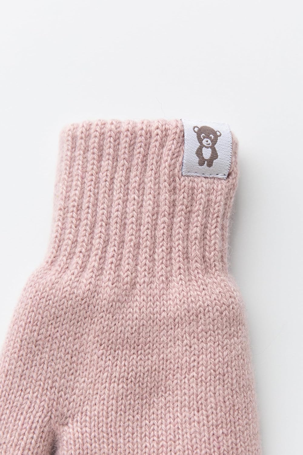 KNITAS Doppellagen Strickhandschuhe aus Wolle für Baby Kleinkind I Winter Warme Gestrickte Handschuh