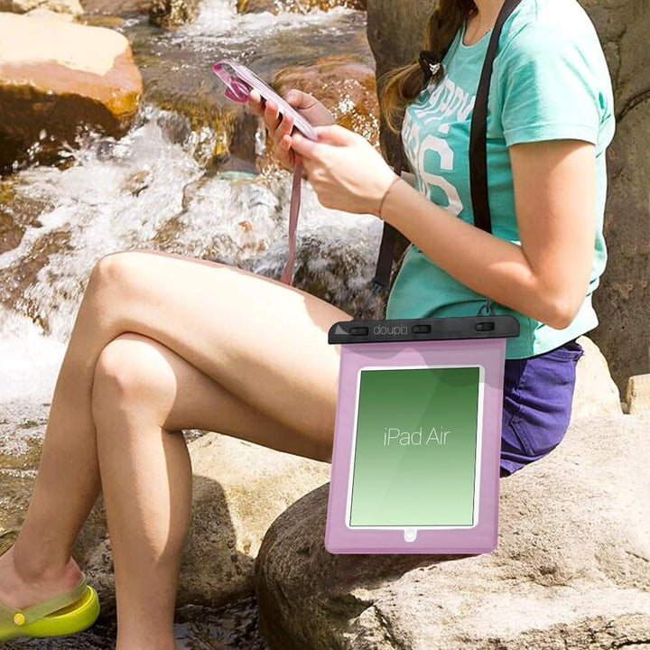 doupi wasserdichte Schutztasche 280x210mm für 9/10 Zoll Tablet Touchscreen Funktion Wasserfest Schut