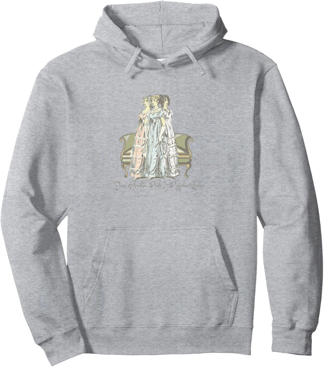 Jane Austen & Mr. Darcy Book Club Fans Quotes Collectors Pullover Hoodie